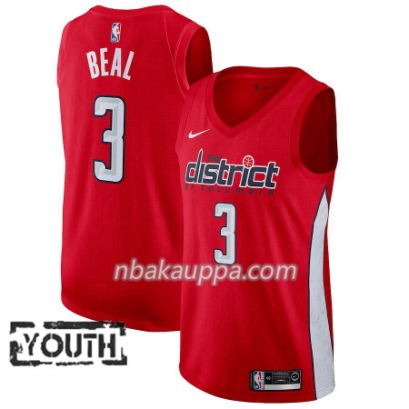 Washington Wizards Bradley Beal 3 2018-19 Nike Punainen Pelipaidat Swingman - Lasten